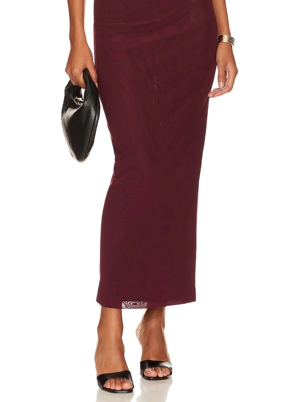 Osiris maxi skirt in plum by Camila Coelho